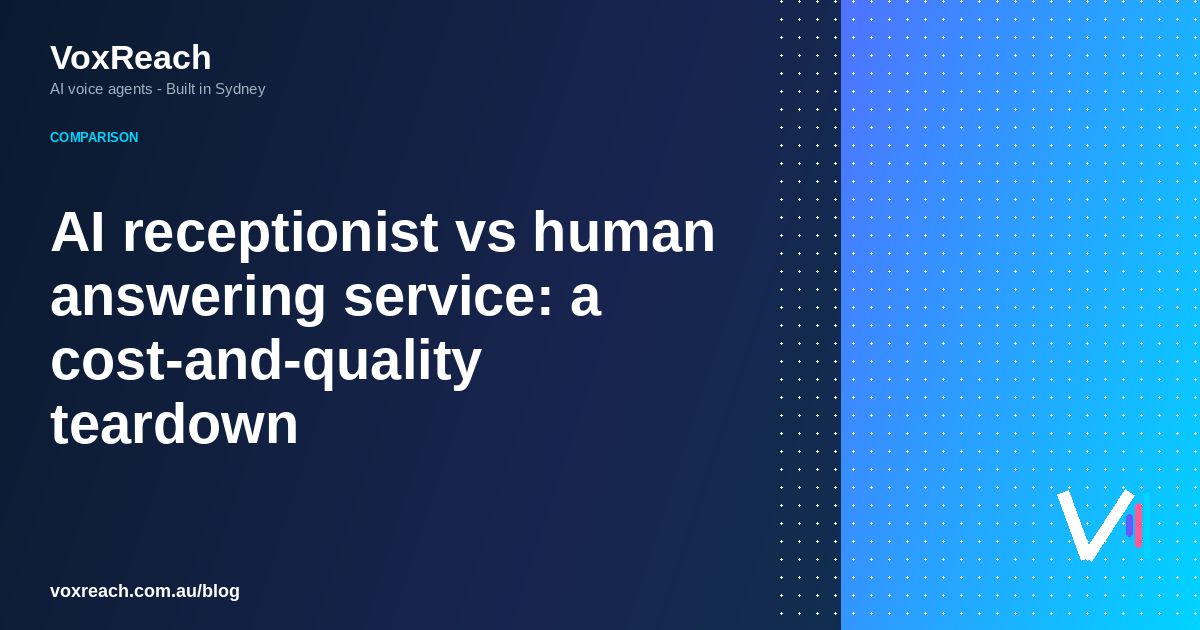AI receptionist vs human answering service: a cost-and-quality teardown