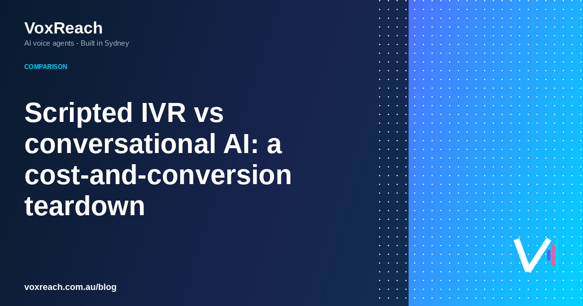 Scripted IVR vs conversational AI: a cost-and-conversion teardown